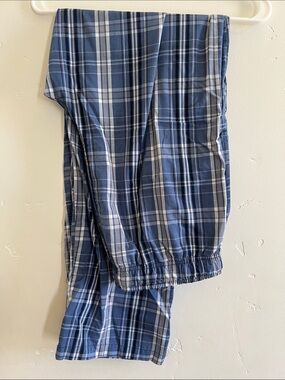 Blue Plaid Lounge Pants